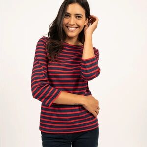 Saint James GALATHEE II
Breton Striped Top with ¾ Sleeve | Soft Cotton